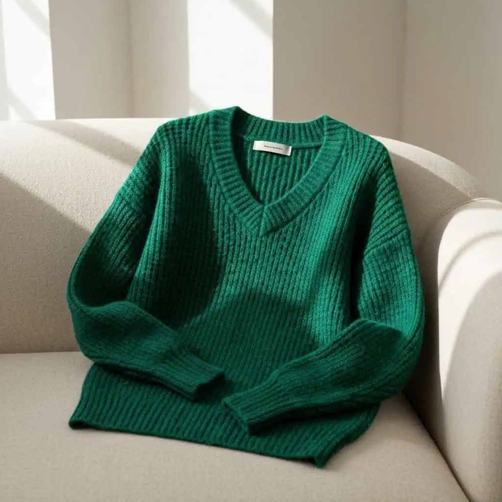Jak nosić sweter z dekoltem w serek? Stylowe inspiracje i praktyczne porady